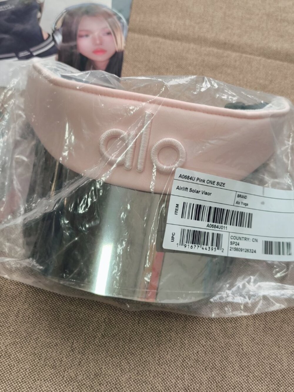 ALO Yoga Pink Tennis Golf Visor Hat Adjustable NWT - Outdoor Summer Essential🌹 - Picture 5 of 5